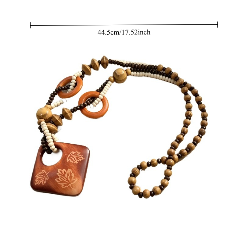 Bohemian Vintage Ethnic Long Sweater Chain Necklace